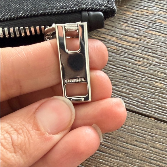 Diesel Black Denim Pouch - Picture 3 of 5